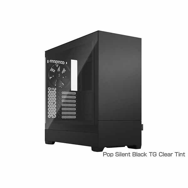 【アウトレット特価・新品】Fractal Design Pop Silent Black TG Cl...