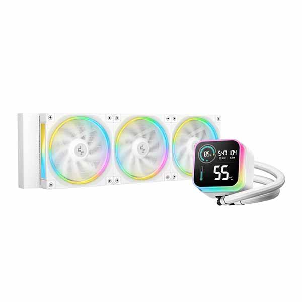 Deepcool LQ360 WH オールインワン水冷クーラー 120mmファン×3 ホワイト｜R-...