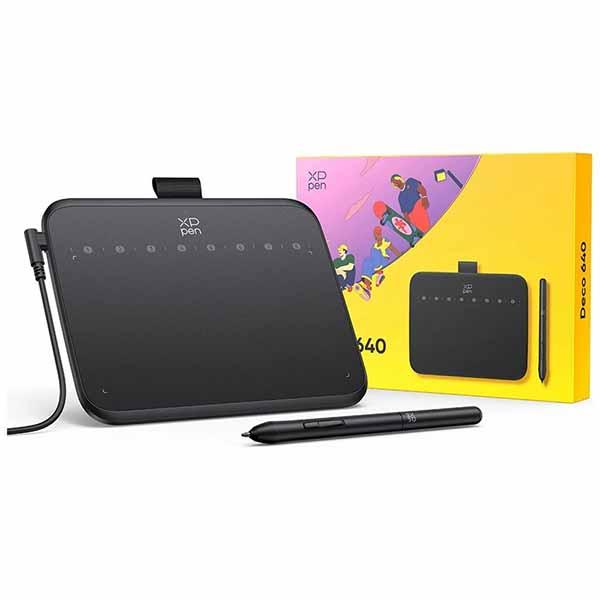 XP-PEN Deco 640 ペンタブレット 軽量コンパクトサイズ（製品保証18か月モデル）｜DT...