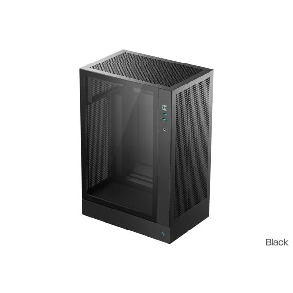 Deepcool CH170 PLUS 倒立デザイン採用 ミニタワー型PCケース ブラック｜R-CH...