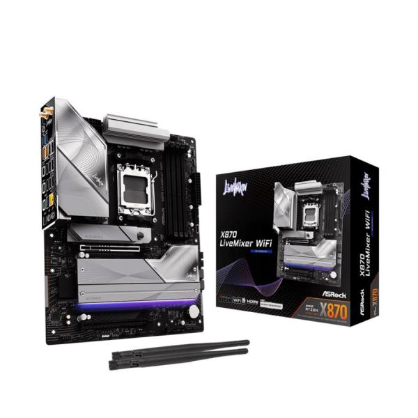 ASRock X870 LiveMixer WiFi マザーボード｜X870 LiveMixer W...