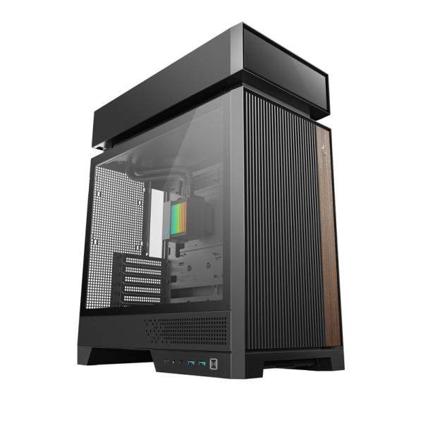 Deepcool CL6600 ハイパースプリット構造採用 ATXケース ブラック｜R-CL6600...
