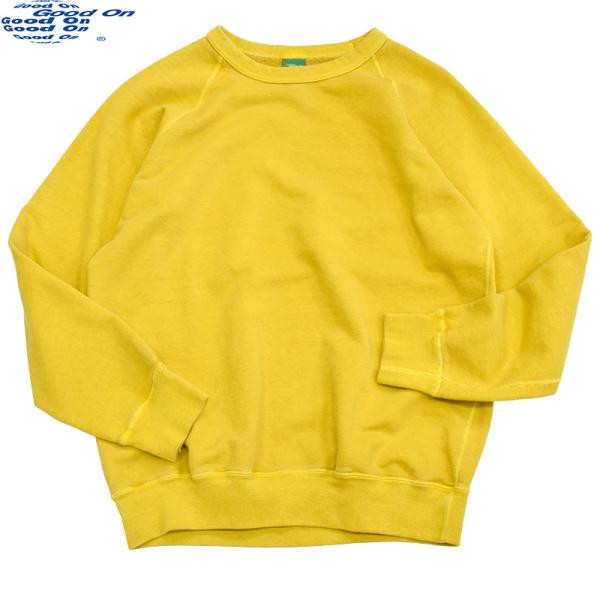 グッドオン GOODON ラグランクルースウェットシャツ バナナ 101