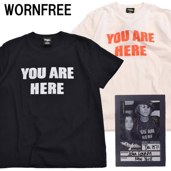 WORN FREE ウォーンフリー JOHN LENON You Are Here Tシャツ
