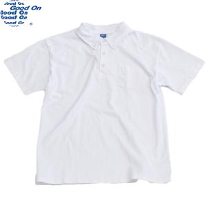 グッドオン GOODON ショートスリーブポロTシャツ ホワイト 1103｜itempost