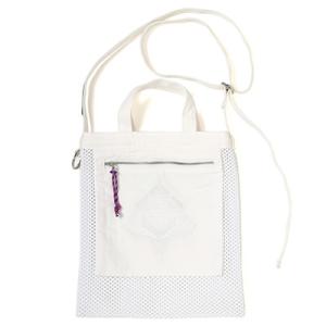 EVANGELION Crochet Mesh Bag (Small) (WHITE)