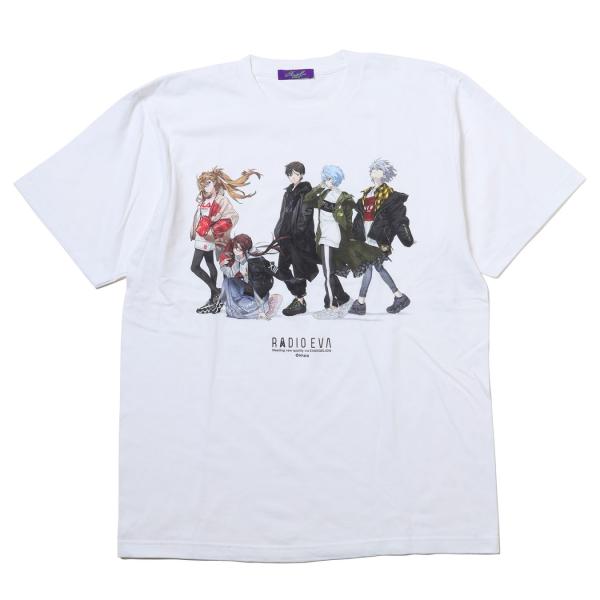 RADIO EVA Illustration T-Shirt (Mai Yoneyama)（ホワイト...