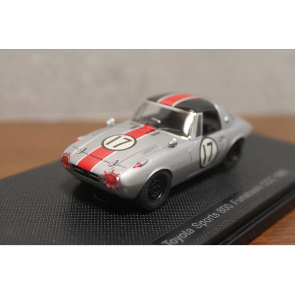 エブロ1/43　トヨタ　スポーツ800　1965船橋CCC　＃17　NO.44787