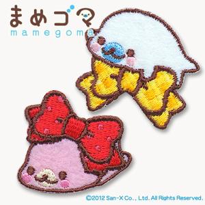 PGM09 まめゴマ/シールワッペン(リボン2...の詳細画像1