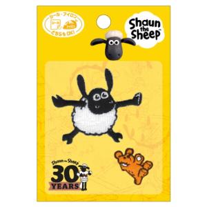 HS23 「ひつじのショーン」 ワッペン （ティミー） アイロンシール両用タイプの商品画像
