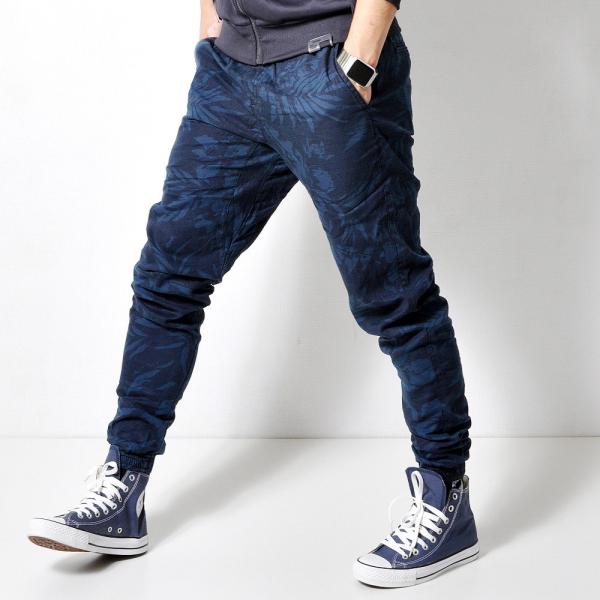 ボタニカル柄 サルエルジョガーパンツ #Pant596