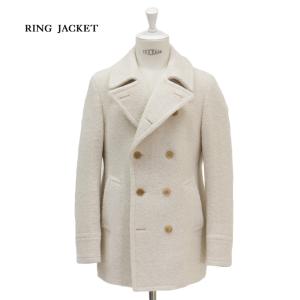 RING JACKET ウール・シルク・リネン3Bジャケット【ブラウン/チェック