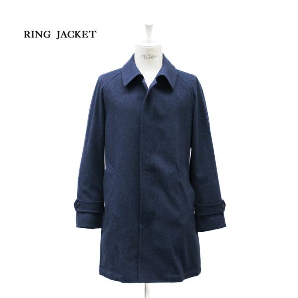 【 WINTER SALE】カシミヤ ホースライディングコート ネイビー Model RJCO-20