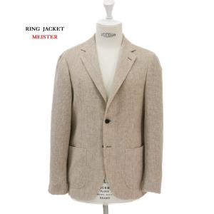 RINGJACKET Napoli / ダブルフェイス ブルゾン サイズ46 RING JACKET Napoli ダブルフェイスウール・カシミヤ 3rdタイプ