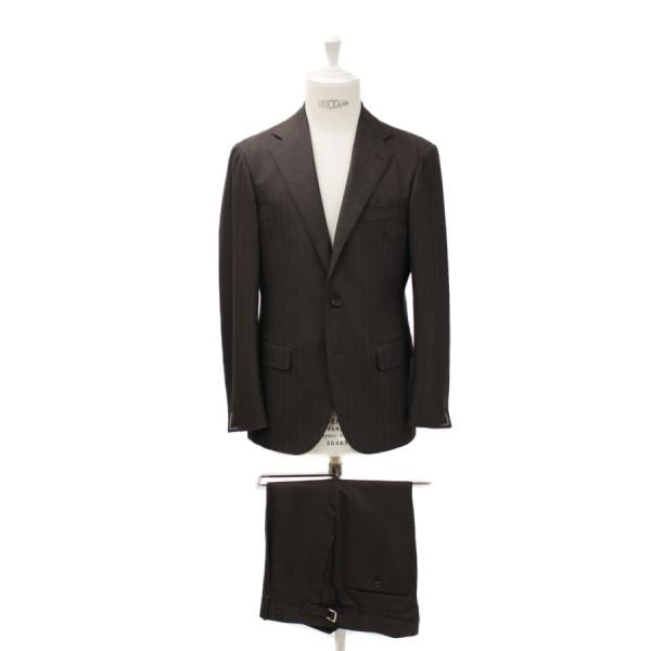 【 WINTER SALE】RING JACKET 3B1プリーツ スーツ【ブラウン】Model N...