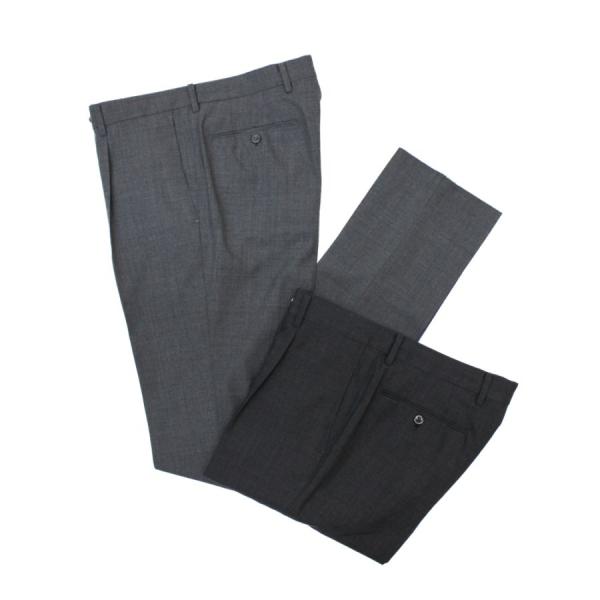 【2月1日〜 PRICE DOWN】スーパー120's トロピカルウール スラックス（ダークグレー/...