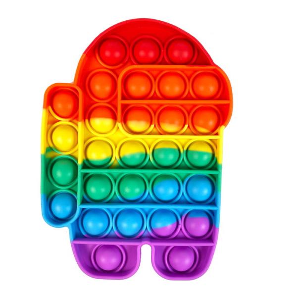 プッシュポップバブル 宇宙人 スクイーズ 知育玩具 誕生日プレゼント 子供 おもちゃ 2歳 3歳 4...