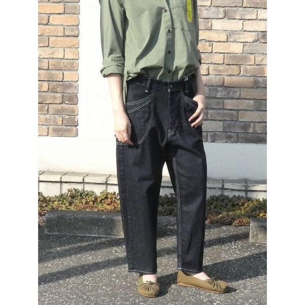 DEEP BLUE/ディープブルー　ワイドルーズガーデニングパンツ(ワンウォッシュ)　・　72842...