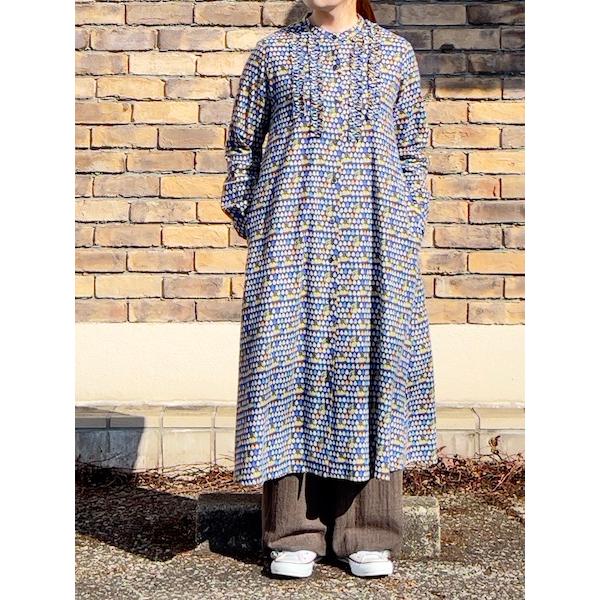 SALE Vent d'ouest /ヴァンドウェスト　　エアリーコットリバティワンピース　・　VE...