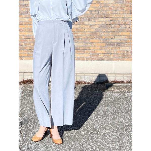 SALE ma couleur/マ クルール　　 ドライタンブラー タックワイドパンツ　・　J-47...