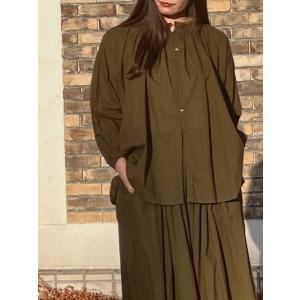 SOIL/ソイル　　60s CAMBRIC PLAIN WITH LACE GATHERED PATCHWORK SMOCK　・　NSL25621［送料無料］ 『クリックポスト対応』