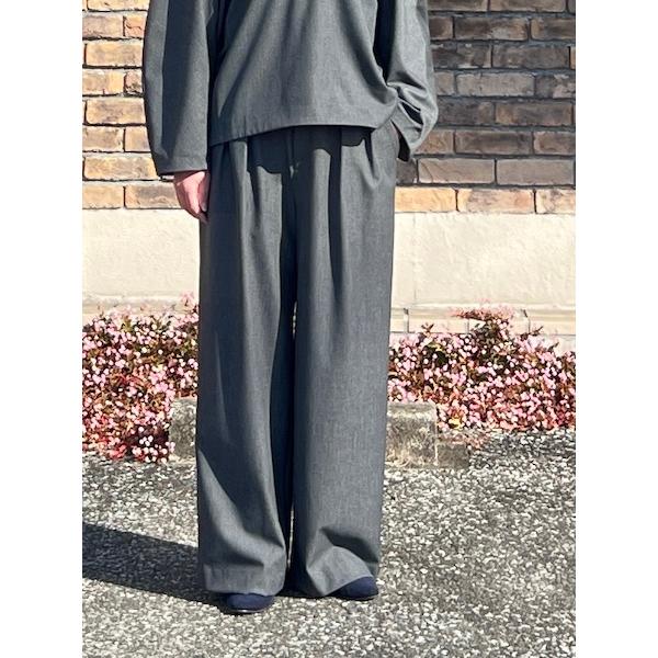 SALE ma couleur/マ クルール　　ソフト裏起毛  インタックワイドパンツ　・　J-48...