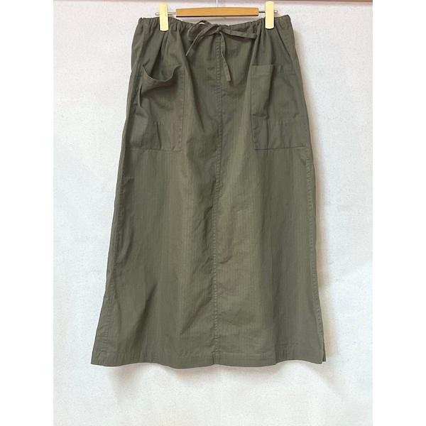 HTS/エイチティエス 　　COTTON HERRINGBONE WASH EASY SKIRT　・...