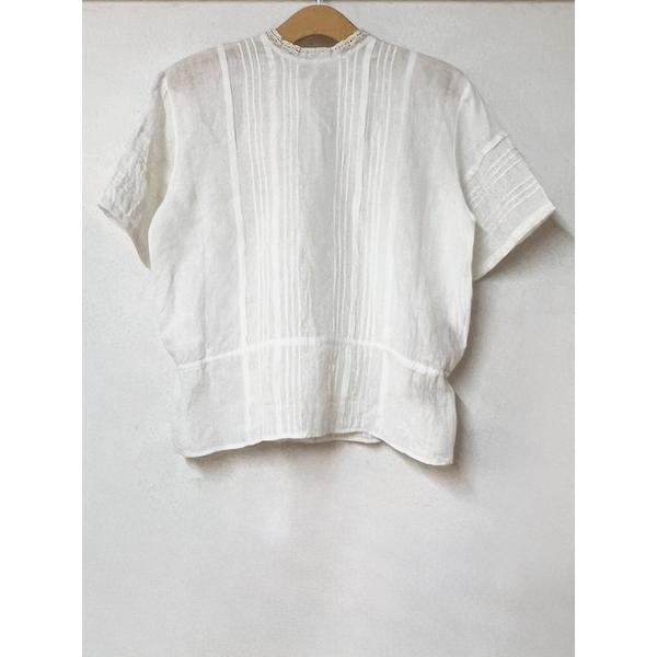 maison de SOIL/メゾン ド ソイル　　80s POWER LOOM LINEN PLA...