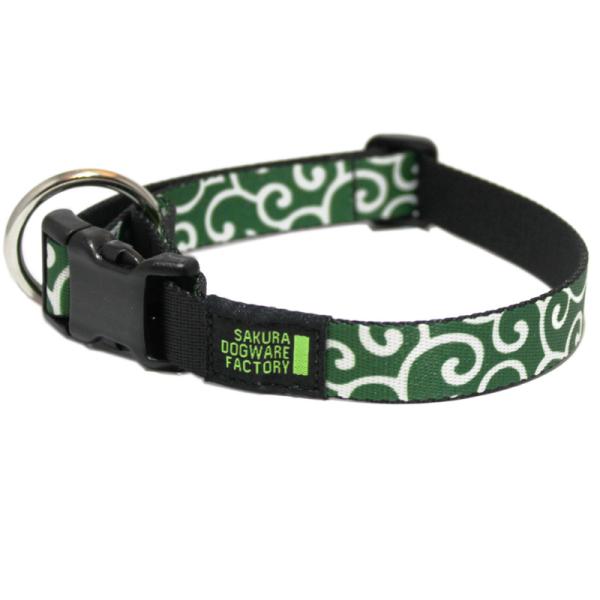 サクラ犬具製作所　滑らかソフト首輪　唐草模様
