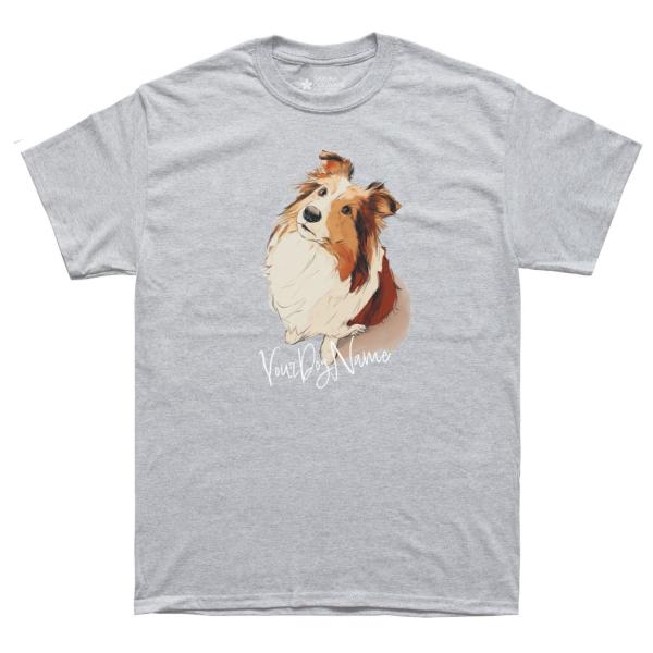 SAKURA DOGWARE FACTORY 名入れ　ユニセックス　Tシャツ　シェルティー　シェトラ...
