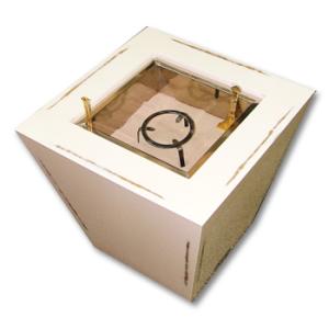 囲炉裏テーブル（変根来-白）