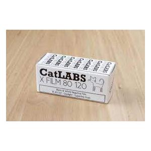 白黒フィルム CatLABS・キャットラボ X FILM 80 ブローニー120サイズ