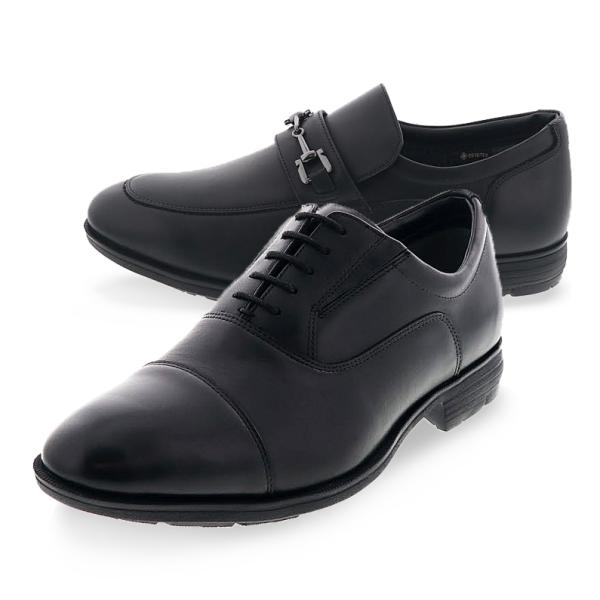 テクシーリュクス メンズ ビジネスシューズ GORE-TEX 防水 ゆったり幅広4E 消臭 TU-8...