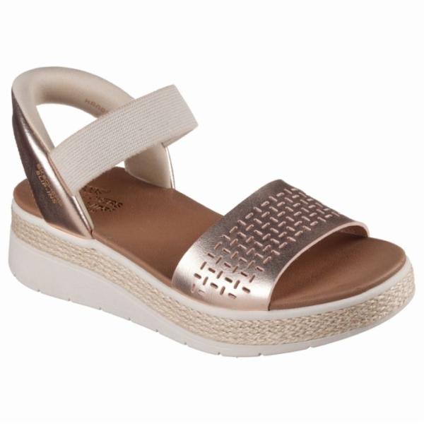 SKECHERS スケッチャーズ レディース サンダル スリップインズ ボブス サン レイ ステップ...