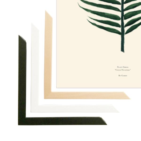 40x50cm nest ポスターを格上げする木製フレーム ブラック ホワイト ナチュラル アクリル...