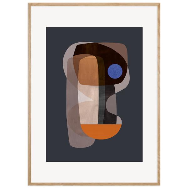 THE POSTER CLUB　Abstract Cubism 50x70cm アートポスター 北欧...