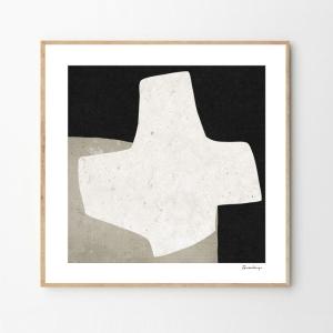 50x70cm nest ポスターを格上げする木製フレーム ブラック ホワイト