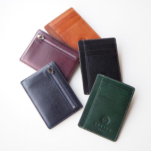 MINI CARD CASE  CORDOVAN (redel ogawa) ミニカードケース 型押...