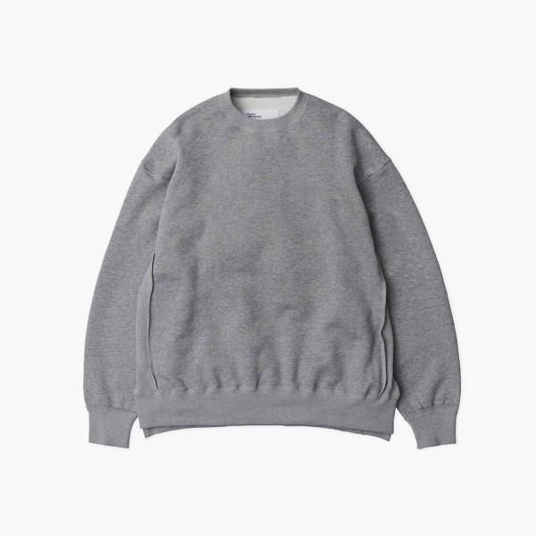 UNTRACE アントレース _210 クルーネックスウェット HEATHER GRAY