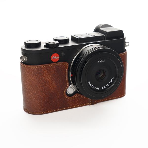 TP Original Leica CL 用 ボディーハーフケース ブラウン