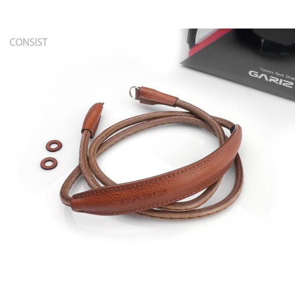 GARIZ ミラーレス一眼カメラ用 イタリアンレザー カメラネックストラップ（80cm） XS-CS...