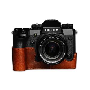 TP Original FUJIFILM X-H1 用 ボディーハーフケース ブラウン