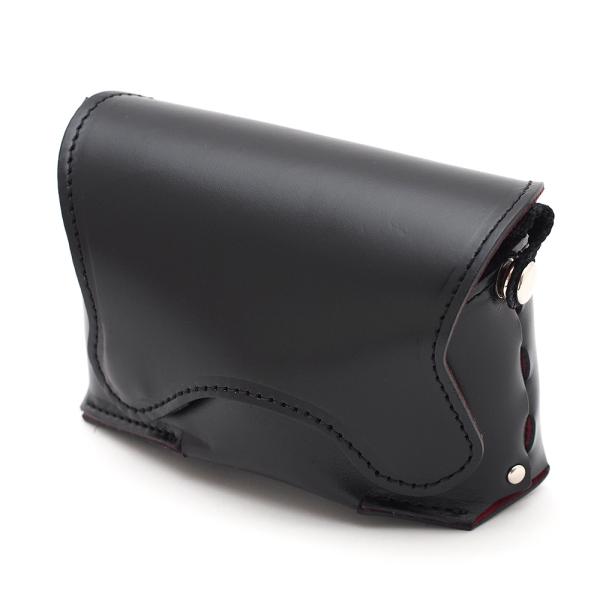 レザーカメラケース SONY RX100シリーズ対応 オルフェ01 黒 山田屋写真用品 LCO-01...