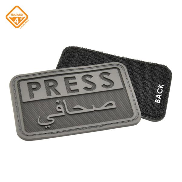 HAZARD4 カメラバッグ用 パッチアクセサリー Press/Arabic - reporter ...