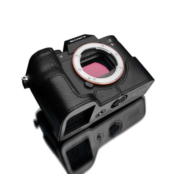 GARIZ SONY α7R IV 用 本革カメラケース XS-CHA7RM4BK ブラック