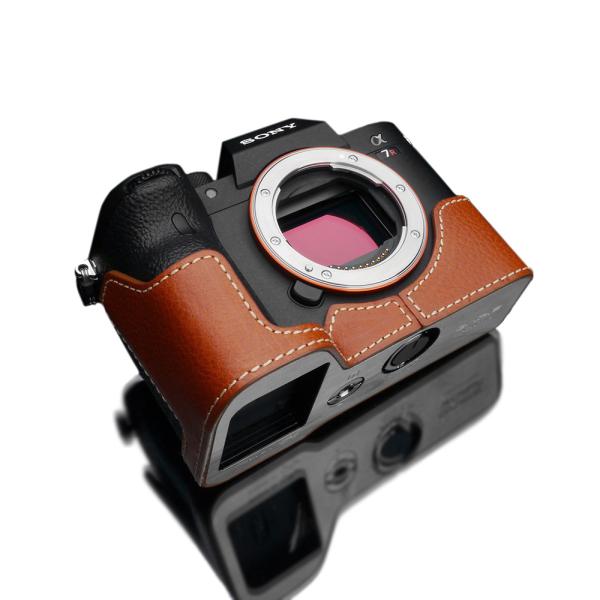 GARIZ SONY α7R IV 用 本革カメラケース XS-CHA7RM4CM キャメル