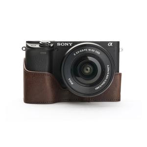 TP Original SONY α6400/α6100 用 ボディーハーフケース ダーク