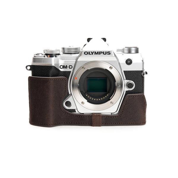 TP Original OLYMPUS E-M5 Mark III 用 ボディーハーフケース ダーク...