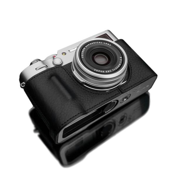 GARIZ FUJIFILM X100V用 本革カメラケース HG-X100VBK ブラック