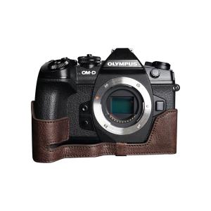 TP Original OLYMPUS PEN-F用 ボディーハーフケース ブラック